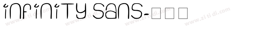 Infinity sans字体转换